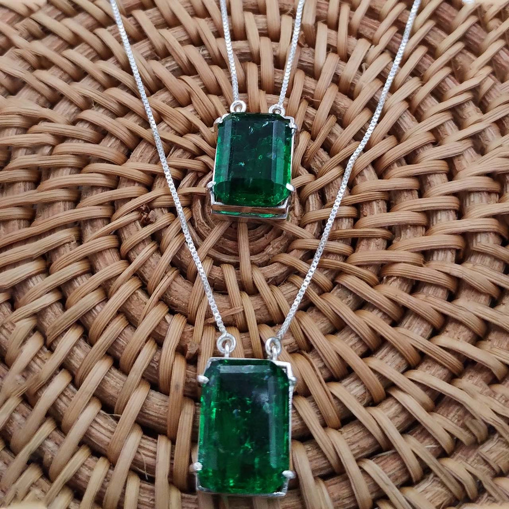 ESCAPULÁRIO RETANGULAR CRISTAL