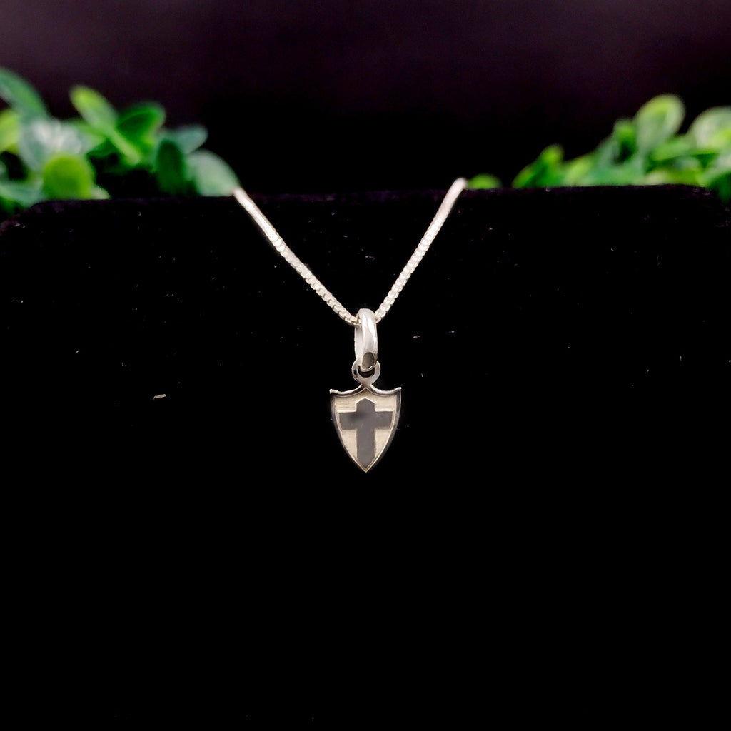 COLAR CRUZ DE SAVOIA PALMEIRAS 50/60CM PRATA 925 OFICIAL