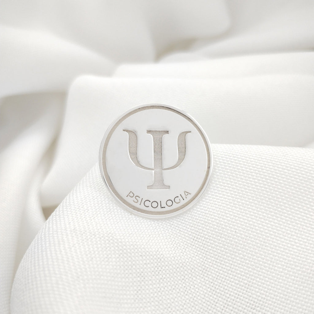 BROCHE DE PRATA CURSO ACADÊMICO