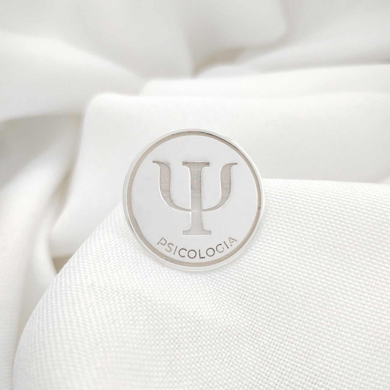 BROCHE DE PRATA CURSO ACADÊMICO