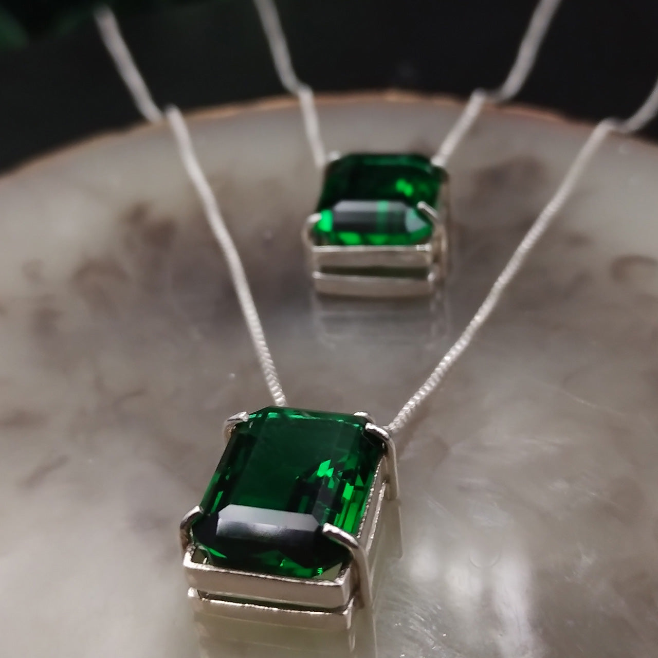 ESCAPULÁRIO RETANGULAR CRISTAL