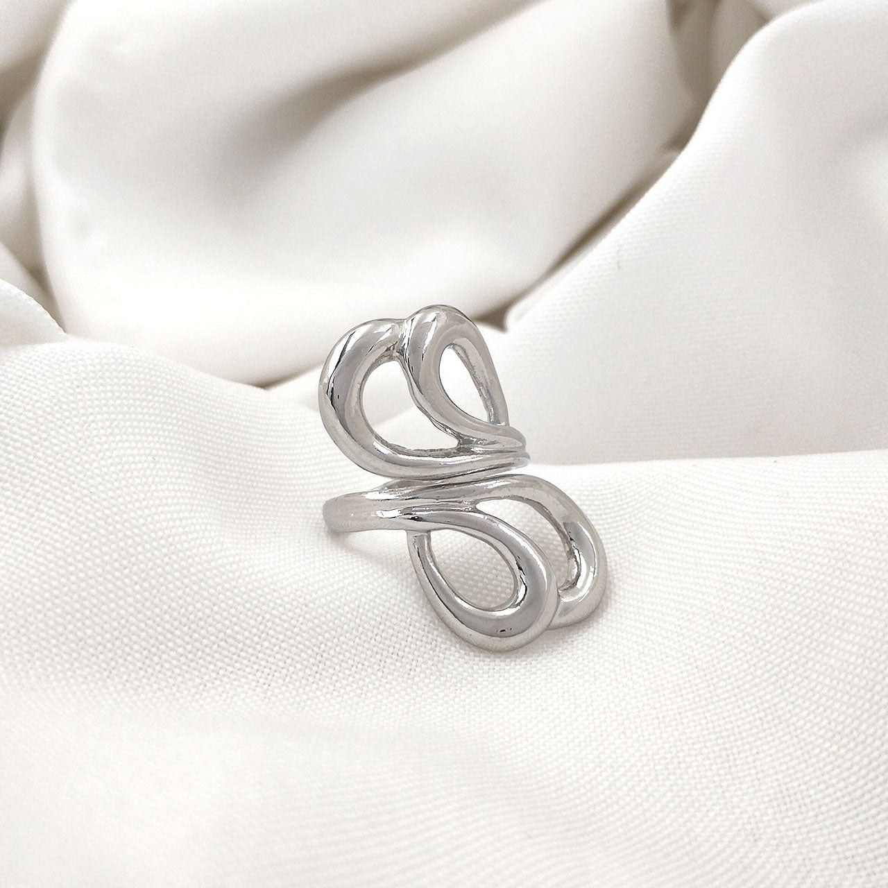 Anel Regulável Rococó Vazado