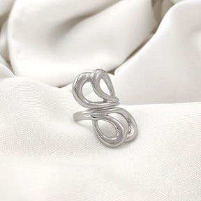 Anel Regulável Rococó Vazado