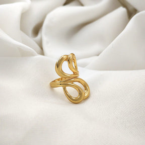 Anel Regulável Rococó Vazado