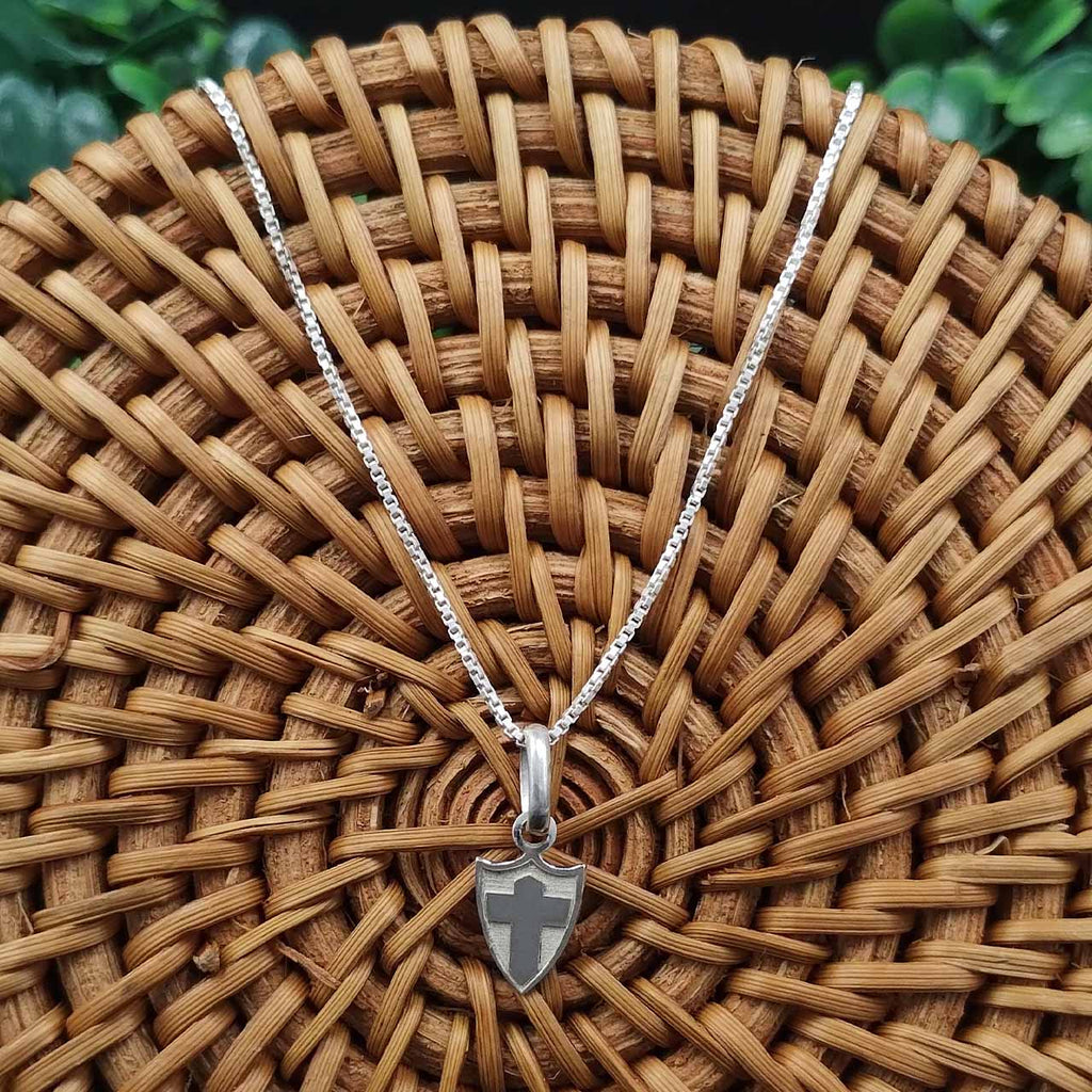 COLAR CRUZ DE SAVOIA PALMEIRAS 50/60CM PRATA 925 OFICIAL