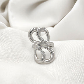 Anel Regulável Rococó Vazado