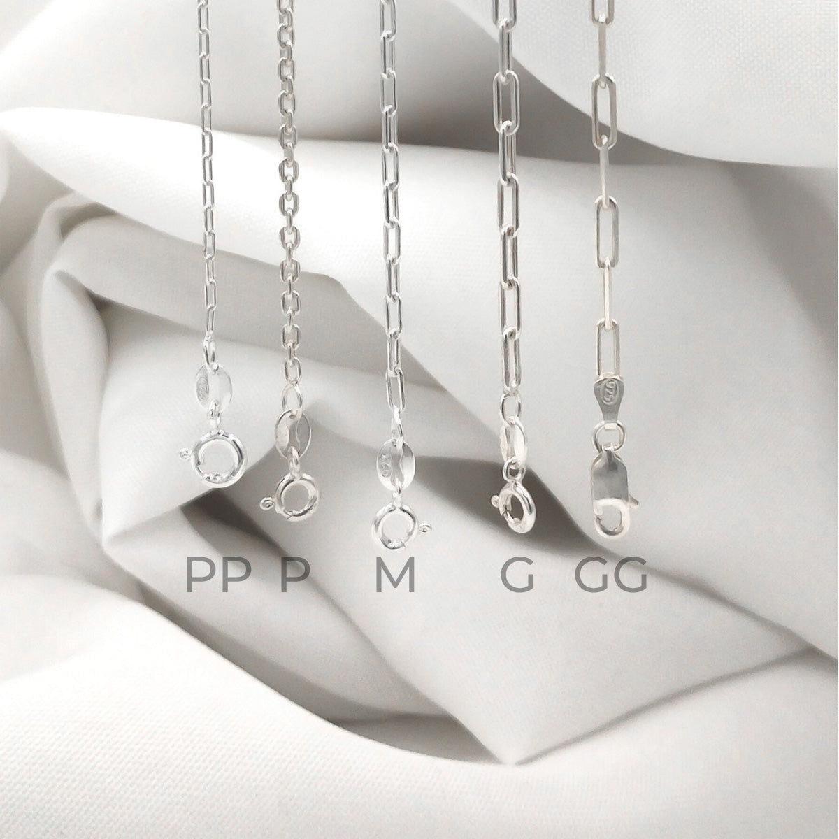 Cordão Cartier Prata 925 Elo Alongado 50cm 60cm 70cm