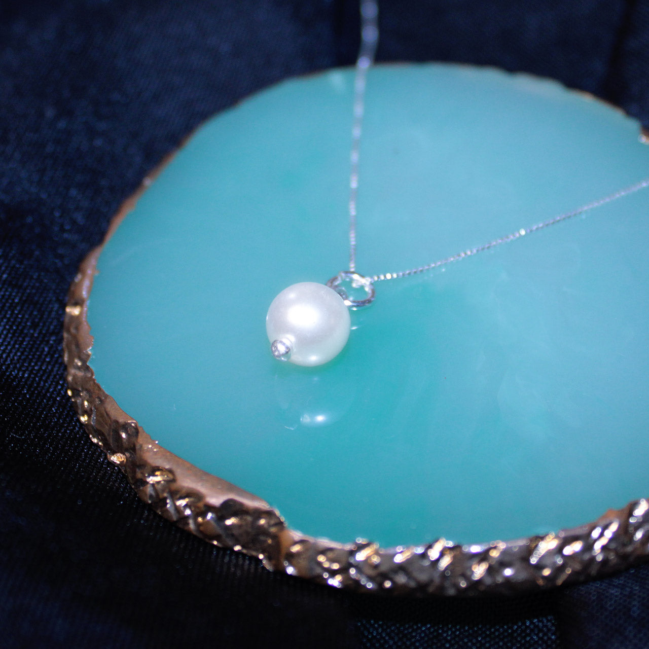 Pingente de Prata com Pérola