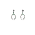 BRINCO DE LUXO CRISTAL ESMERALDA