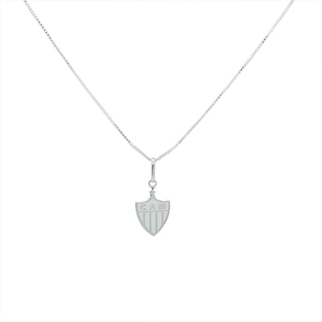 ATHLETIC PLATE SHIELD NECKLACE - 1CM 