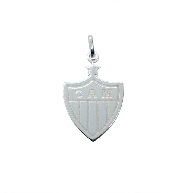 ATHLETIC PLATE SHIELD PENDANT - 2CM 