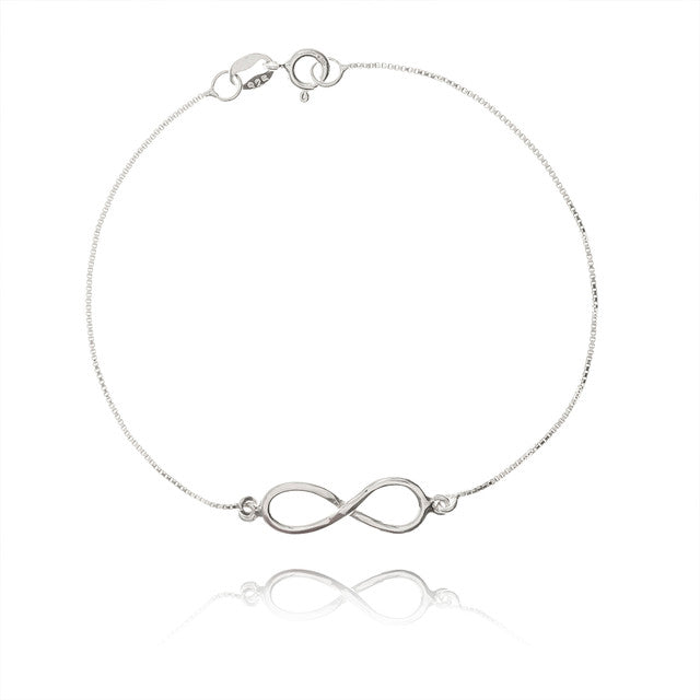 PULSEIRA DE PRATA INFINITO FIO