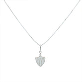 ATHLETIC PLATE SHIELD NECKLACE - 1.5CM 