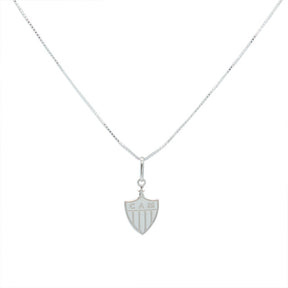 ATHLETIC PLATE SHIELD NECKLACE - 1.5CM 