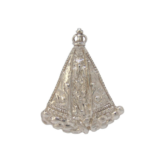 PINGENTE DE PRATA NOSSA SENHORA APARECIDA