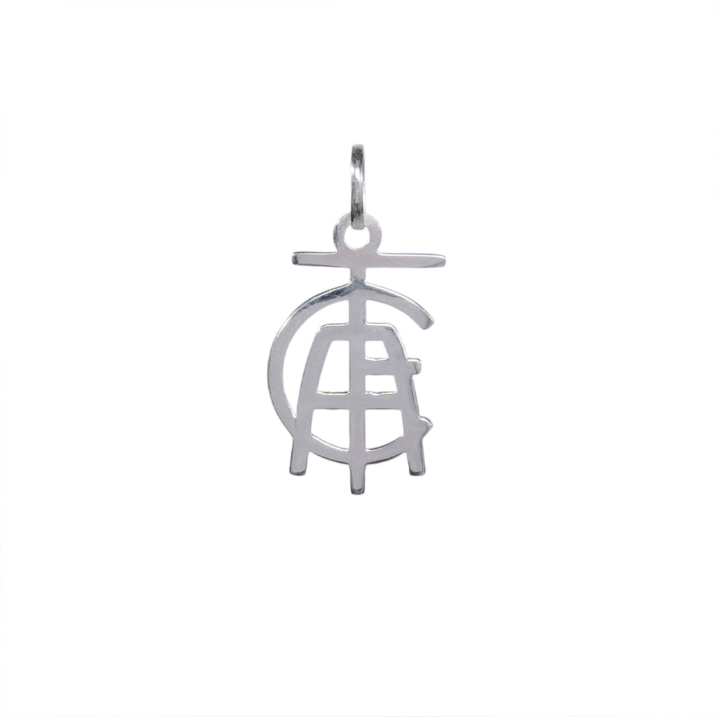 PINGENTE VAZADO ESCUDO AMÉRICA - 2CM