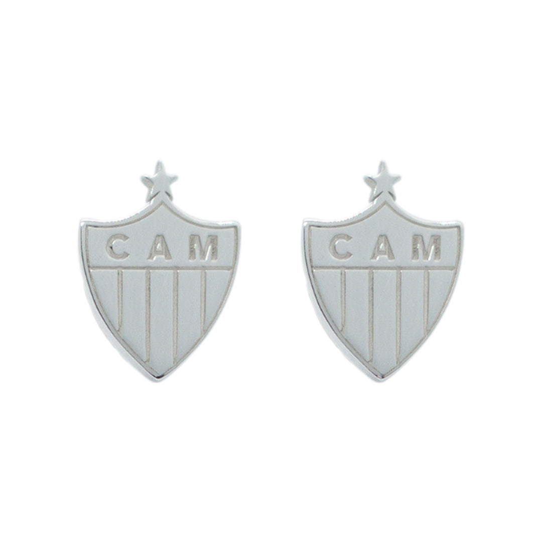 ATHLETIC PLATE SHIELD EARRING 