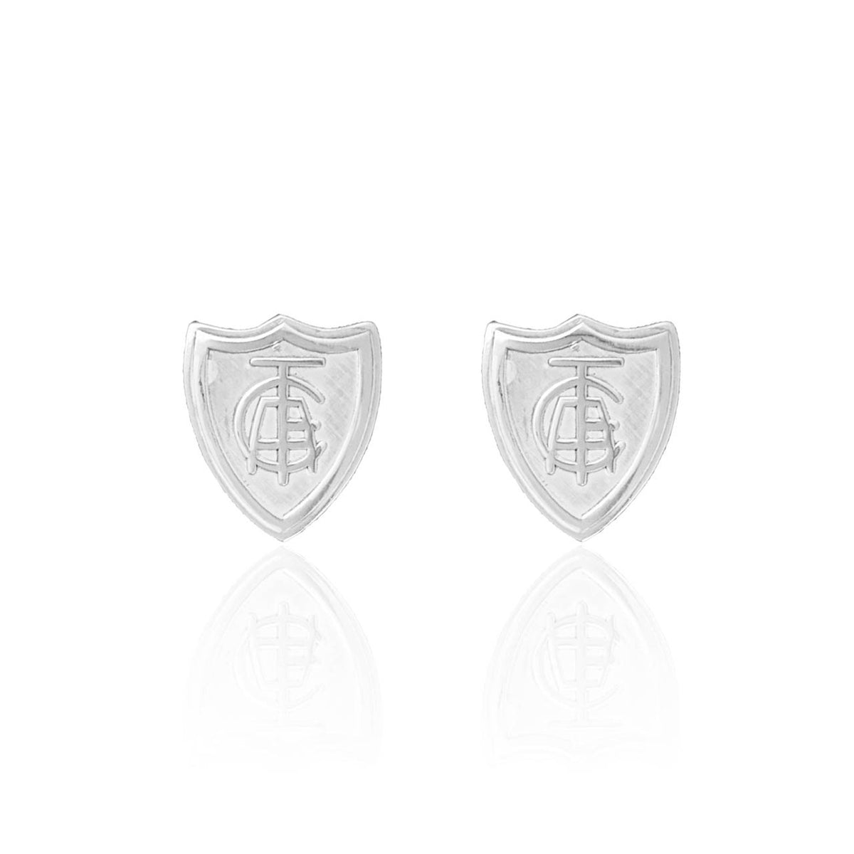 AMERICA SHIELD PLATE EARRING 