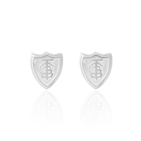 AMERICA SHIELD PLATE EARRING 