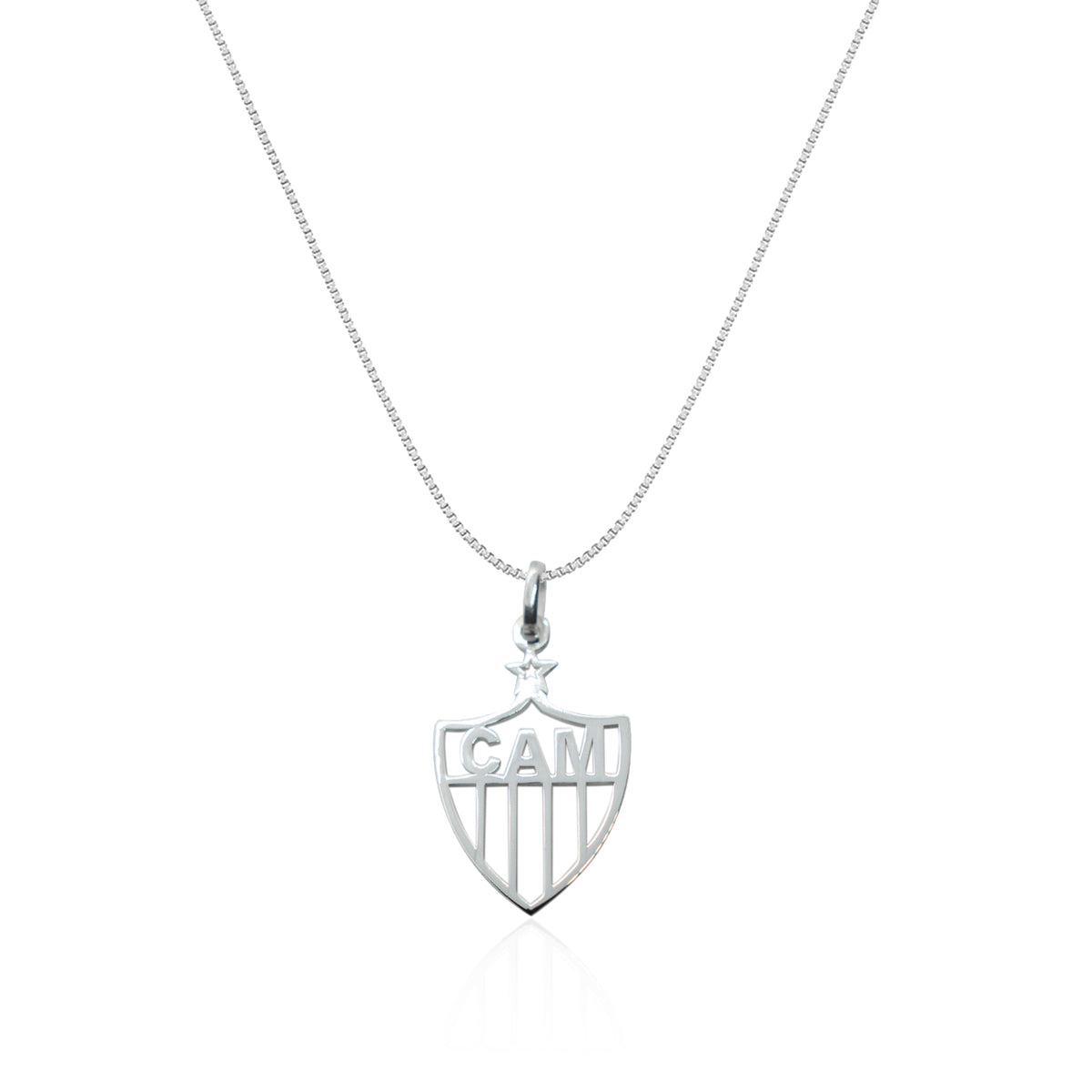 COLAR ESCUDO VAZADO ATLÉTICO - 1CM