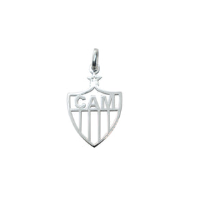PINGENTE ESCUDO VAZADO ATLÉTICO - 2CM