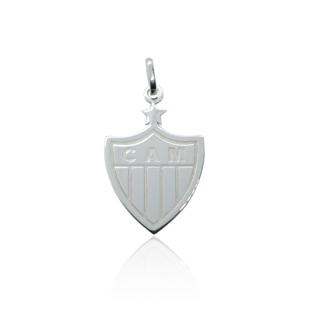 ATHLETIC PLATE SHIELD PENDANT - 2CM 