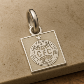 PINGENTE QUADRADO ESCUDO CORITIBA