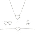 CONJUNTO CORAÇÃO FIO COMPLETO