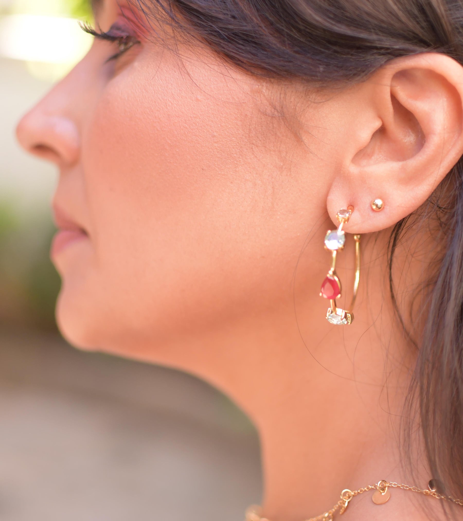 ARGOLA CRISTAL RAINBOW