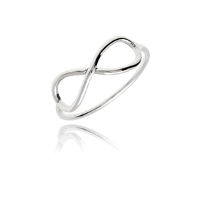 INFINITY THREAD SILVER RING