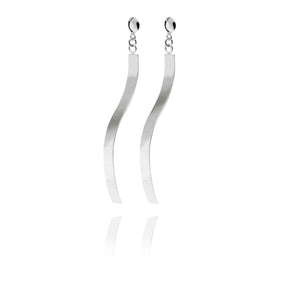 GEOMETRIC SILVER EARRING