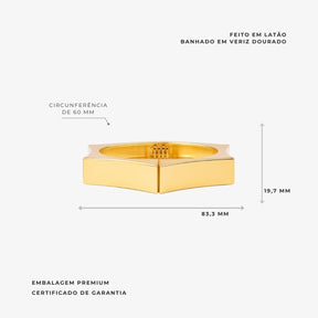 Bracelete Geométrico  Moderno