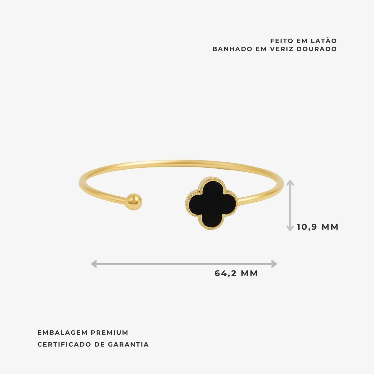PULSEIRA BRACELETE 1 TREVO