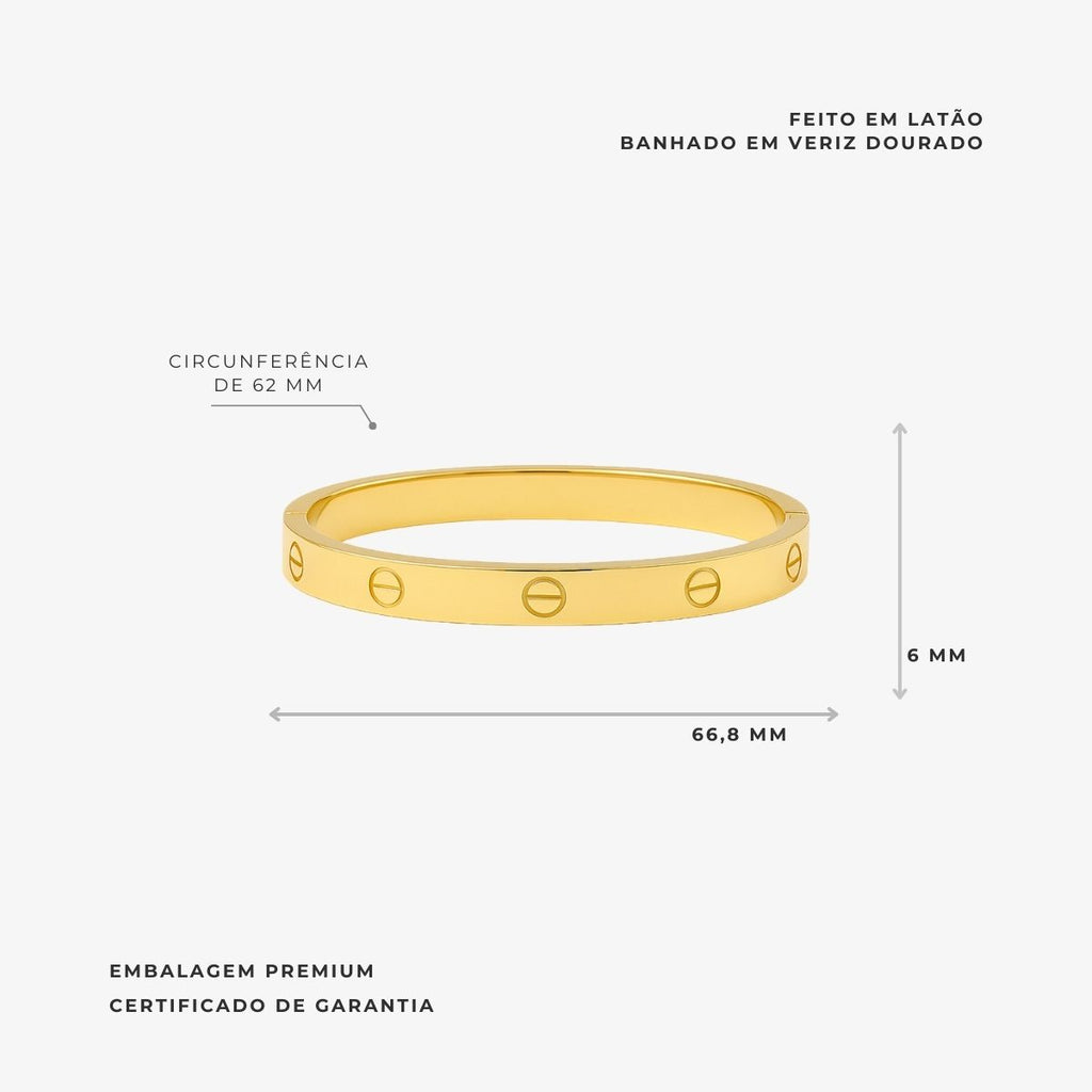 Bracelete Estilo Cartier