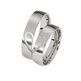 CLARE SILVER DATING RING