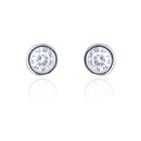 SILVER POINT OF LIGHT EARRING