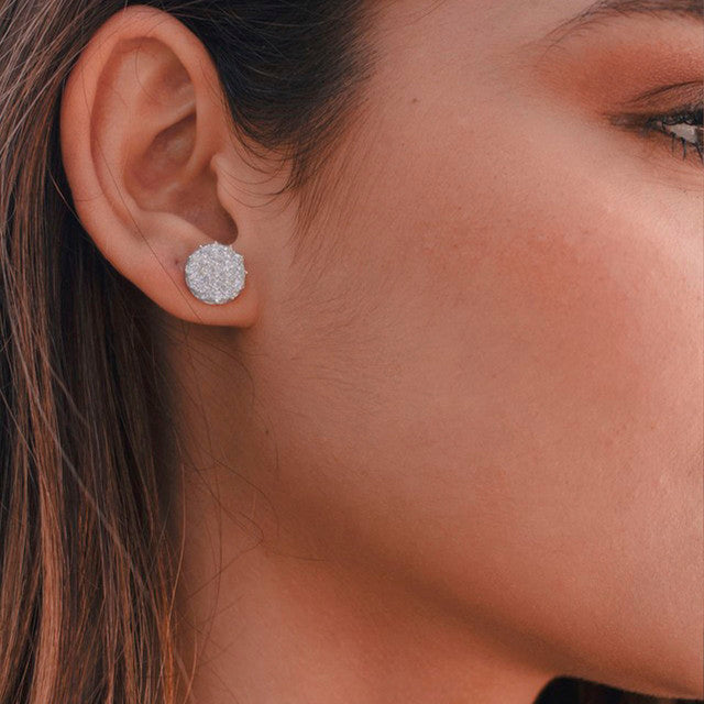 BRINCO PRATA CHUVEIRO ZIRCÔNIAS