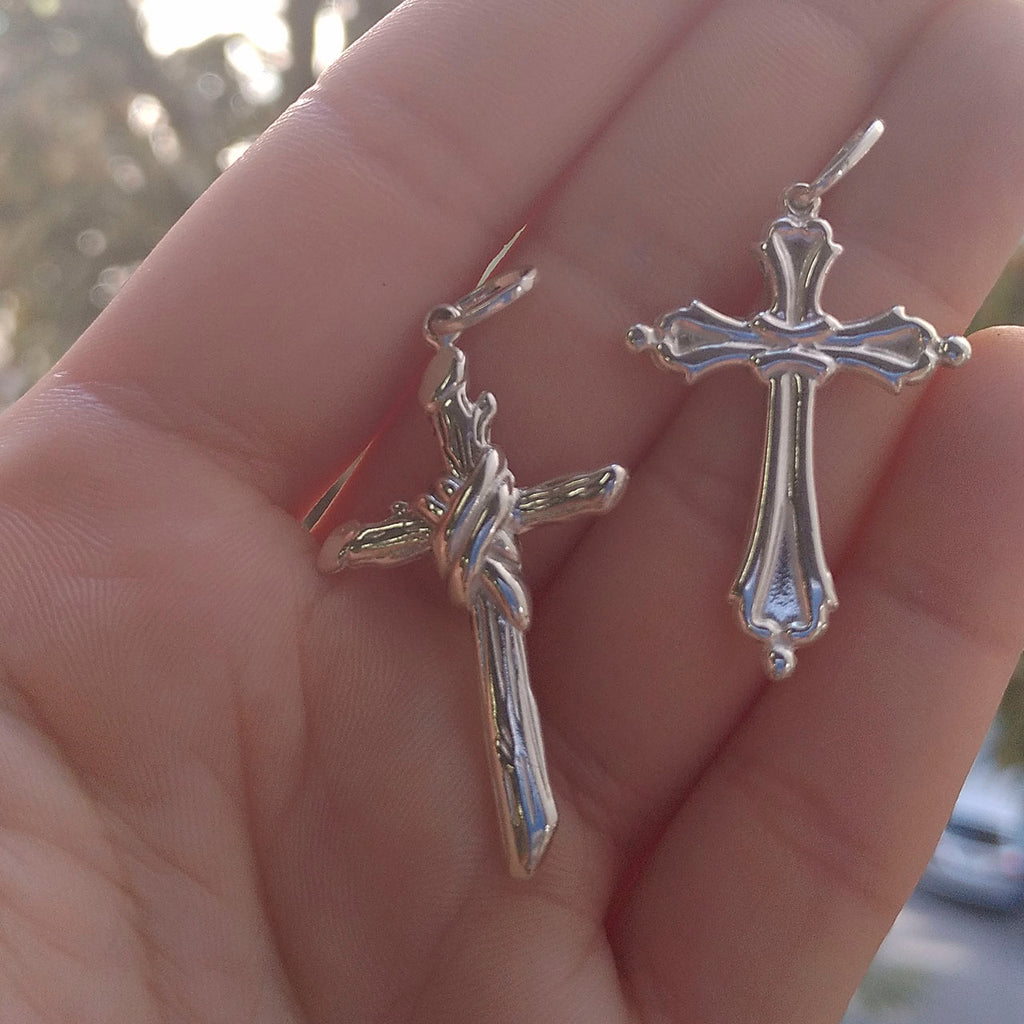 SILVER X-CROSS PENDANT