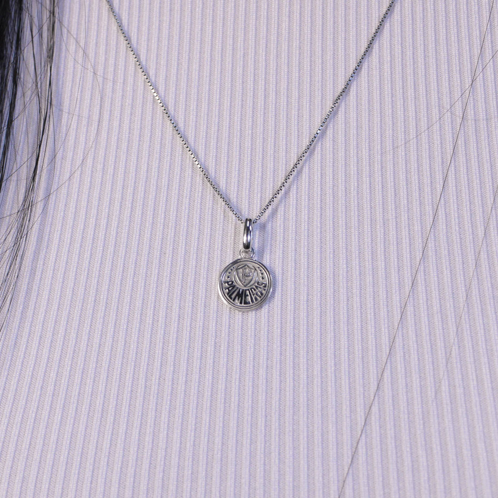 PINGENTE OFICIAL ESCUDO PALMEIRAS REDONDO 1,2CM - NOBLE GARANTIA PRODUTO OFICIAL EMBALAGEM PREMIUM