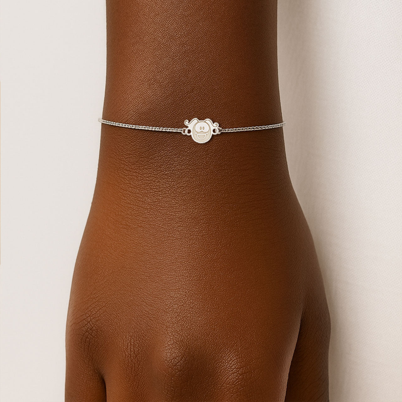 PULSEIRA DE PRATA SMILINGUIDO ROSTINHO