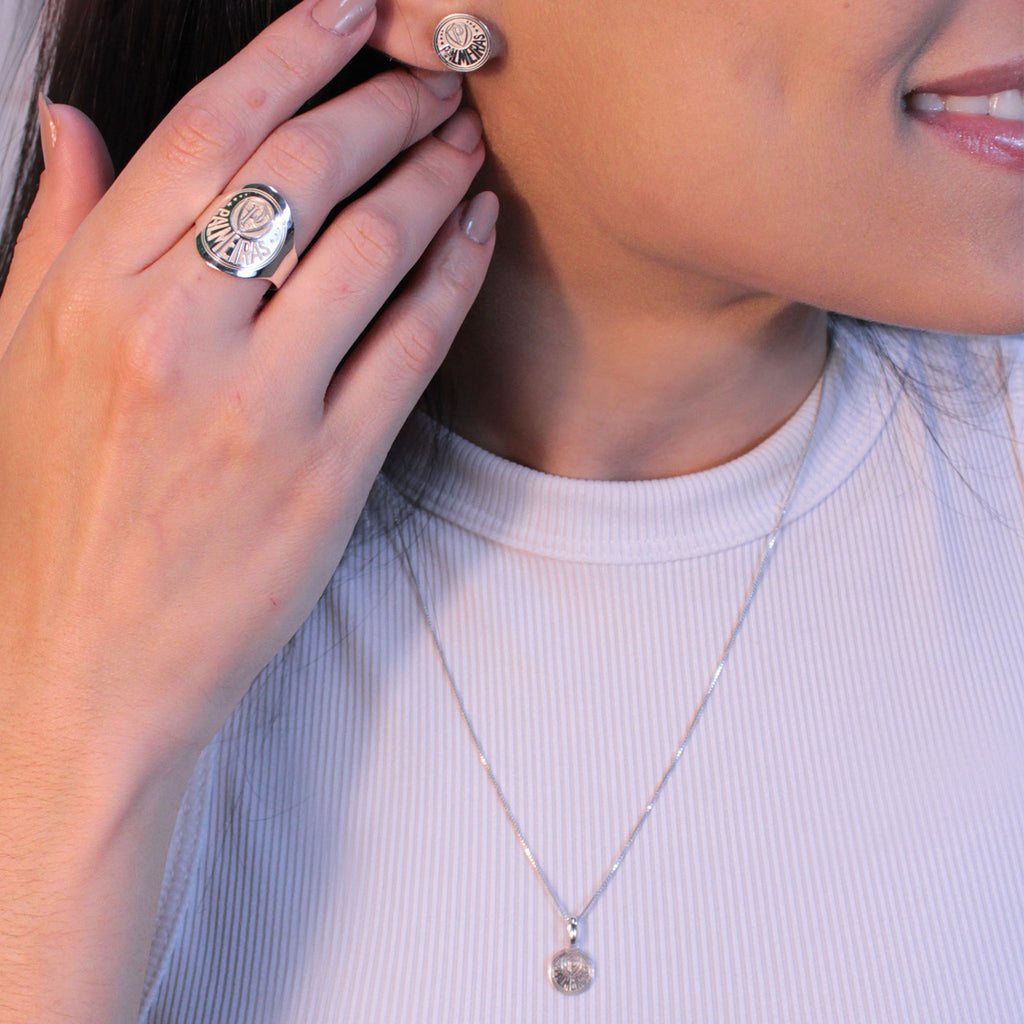 ANEL ESCUDO PALMEIRAS AJUSTÁVEL LICENCIADO PREMIUM