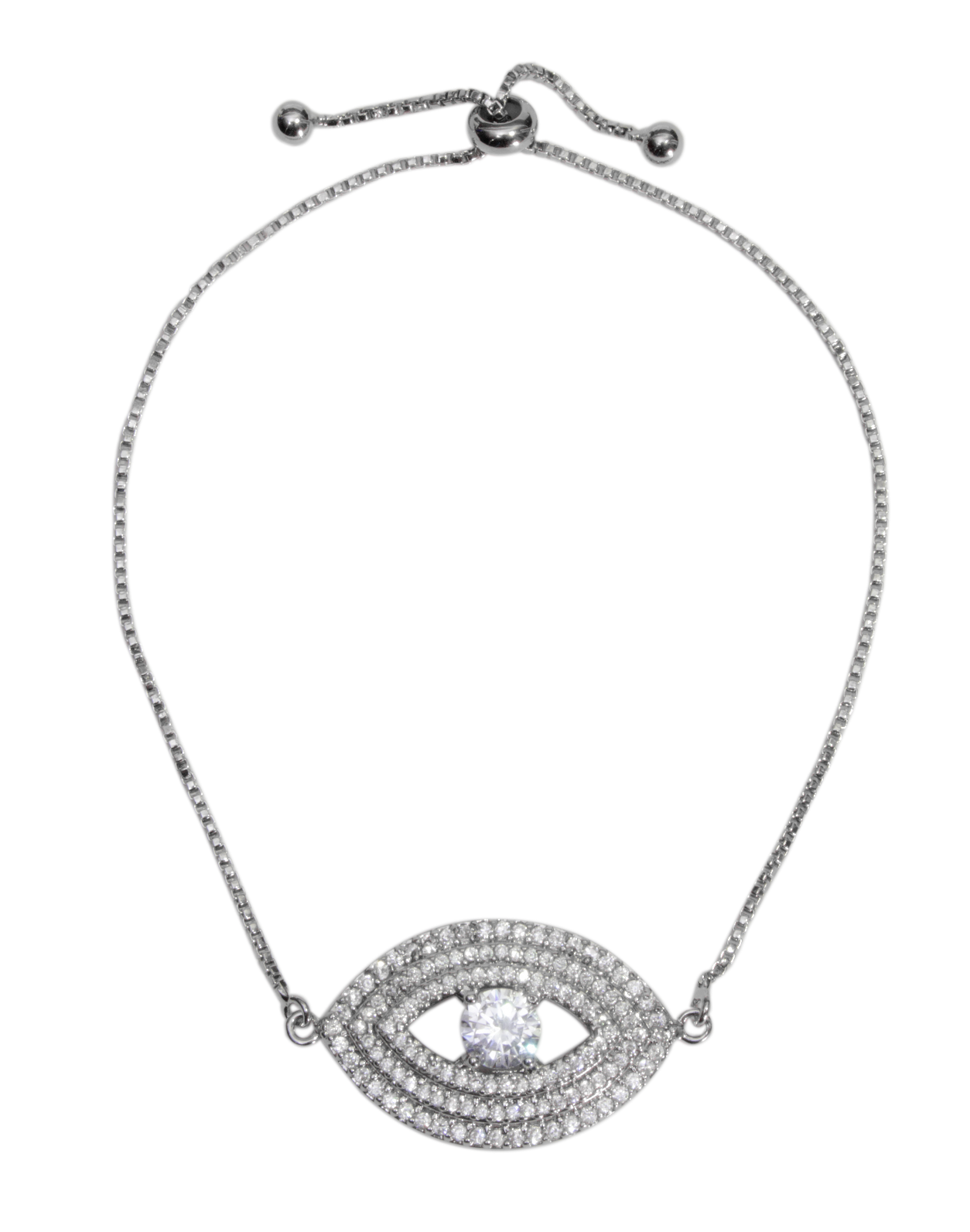 PULSEIRA OLHO COM ZIRCÔNIA CENTRAL