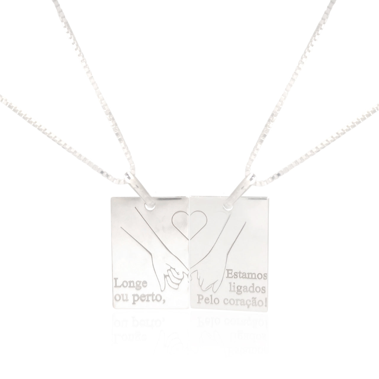 CONJUNTO PERSONALIZADO LIGADOS PELO CORAÇÃO