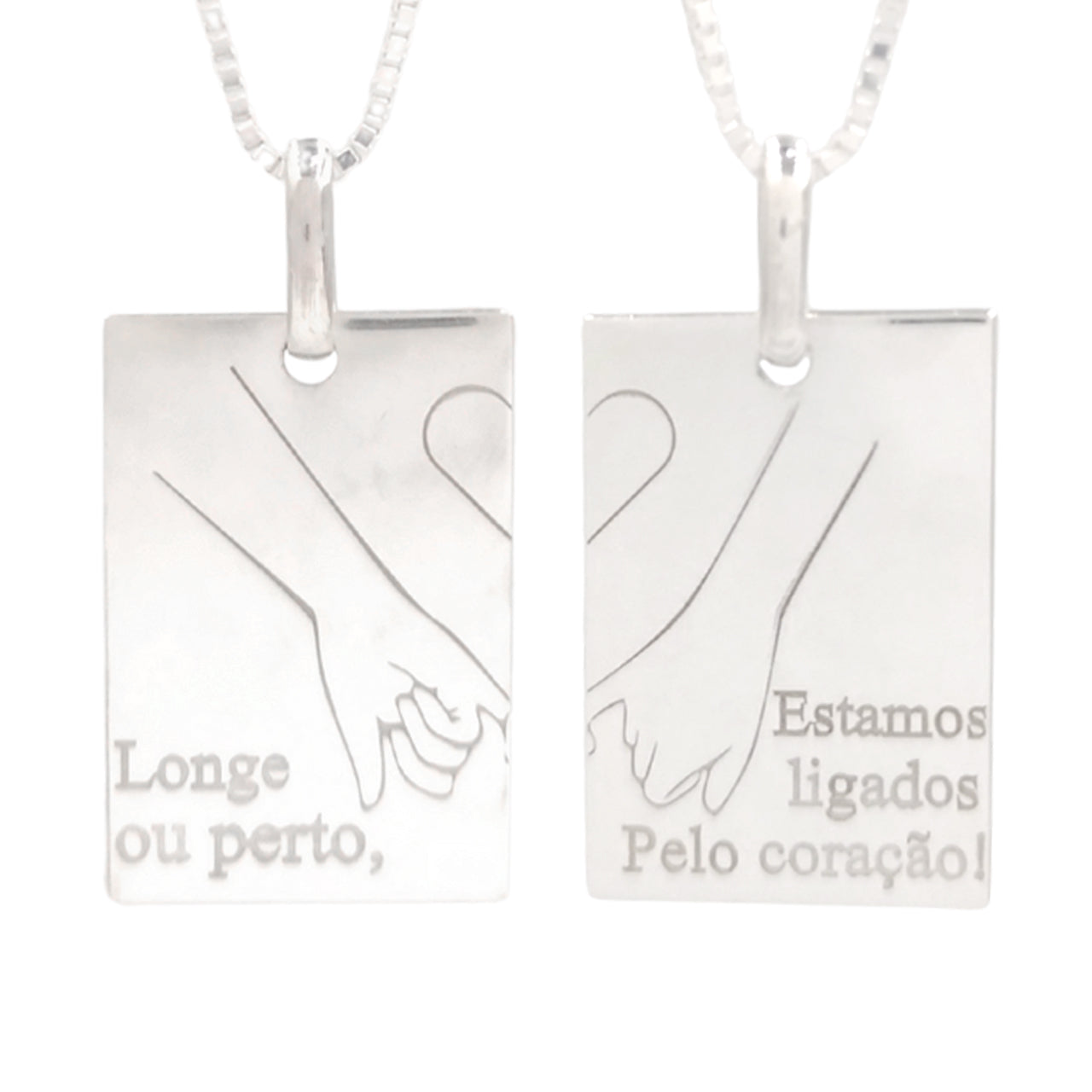 CONJUNTO PERSONALIZADO LIGADOS PELO CORAÇÃO