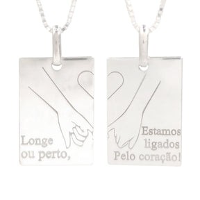 CONJUNTO PERSONALIZADO LIGADOS PELO CORAÇÃO