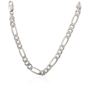 PULSEIRA GROUMET 3X1 PRATA 925 5-6MM 21CM