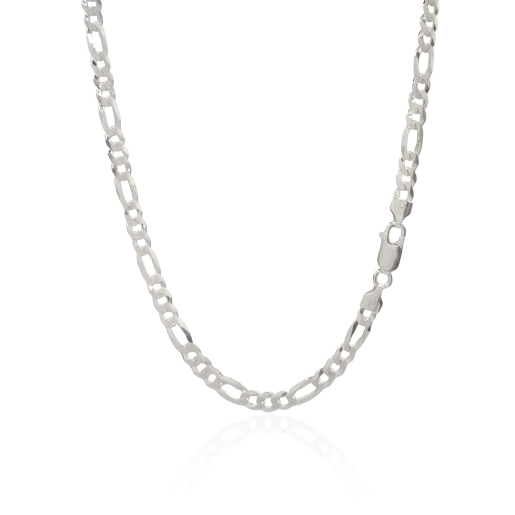 CORDÃO GROUMET 3X1 PRATA 925 ELOS POLIDOS MASCULINO