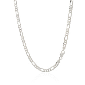 CORDÃO GROUMET 3X1 PRATA 925 ELOS POLIDOS MASCULINO
