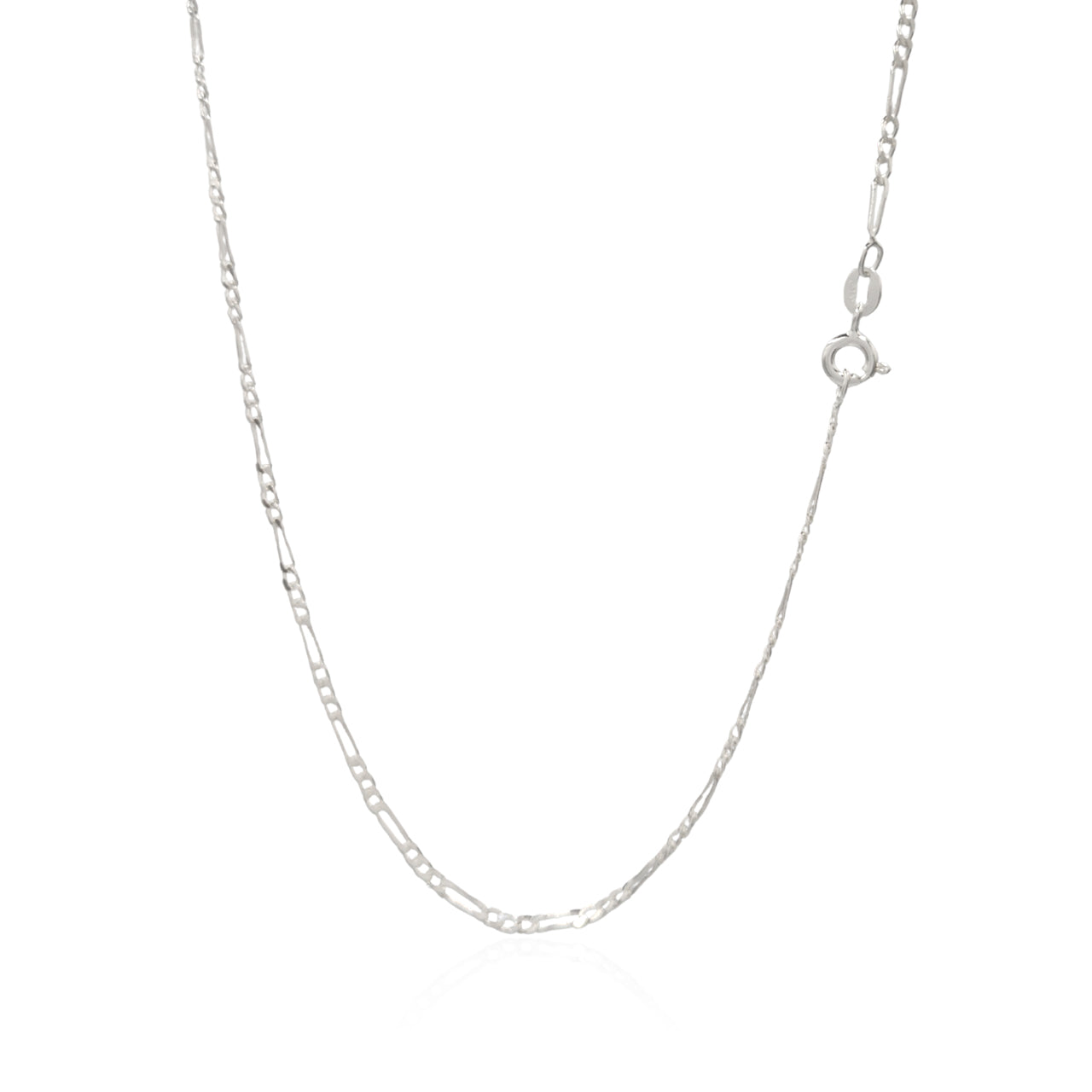 CORDÃO GROUMET 3X1 PRATA 925 ELOS POLIDOS MASCULINO