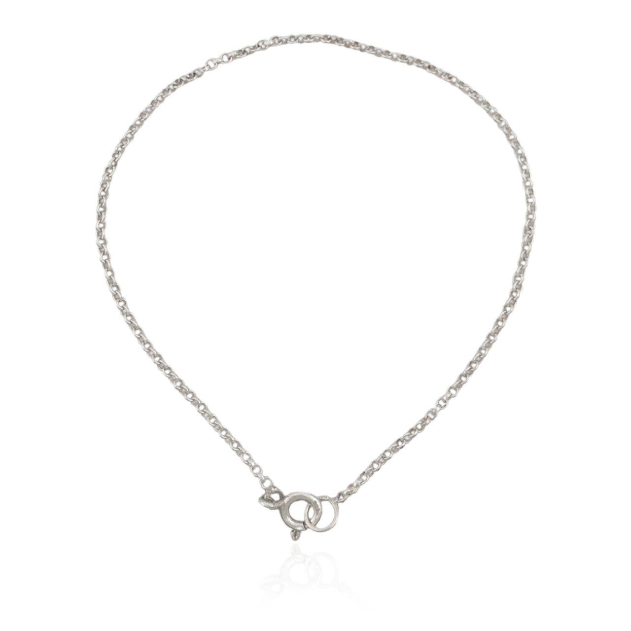 PULSEIRA DE PRATA ELO PORTUGUÊS